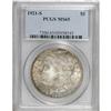 Image 1 : 1921-S S$1 MS65 PCGS. Well-defined aside from this iss