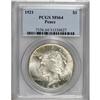 Image 1 : 1921 S$1 MS64 PCGS. This lightly toned example is suff