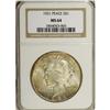 Image 1 : 1921 S$1 MS64 NGC. Blazing luster enlivens each side o