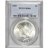 Image 1 : 1925 S$1 MS66 PCGS. A lustrous and virtually brilliant
