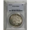 Image 1 : 1925-S S$1 MS64 PCGS. Beautifully variegated autumn-br
