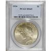Image 1 : 1934 S$1 MS65 PCGS. This low mintage Peace dollar has