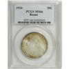 1934 50C Boone MS66 PCGS. Streaks of orange-gold race