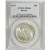 1937 50C Boone MS66 PCGS. This lovely Premium Gem feat
