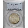 Image 1 : 1937 50C Boone MS67 PCGS. This predominantly pearl-gra