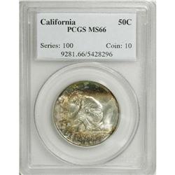 1925-S 50C California MS66 PCGS. A lovely Premium Gem