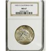 Image 3 : 1925-S 50C California MS67 NGC. This issue was one of