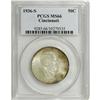 Image 1 : 1936-S 50C Cincinnati MS66 PCGS. Tan-gold freckles adh