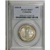 Image 1 : 1936-D 50C Columbia MS67 PCGS. Light to medium olive a