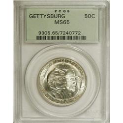 1936 50C Gettysburg MS65 PCGS. This shimmering Gem fea