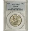 Image 1 : 1928 50C Oregon MS67 PCGS. This lustrous and precisely