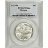 Image 1 : 1933-D 50C Oregon MS66 PCGS. A thin, barely discernibl