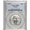 Image 1 : 1939-S 50C Oregon MS66 PCGS. An untoned and satiny rep