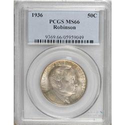 1936 50C Robinson MS66 PCGS. The side with Robinson''s