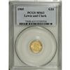 Image 3 : 1905 G$1 Lewis and Clark MS63 PCGS. Highly lustrous br