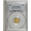 Image 3 : 1905 G$1 Lewis and Clark MS64 PCGS. Well struck, with