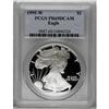 Image 3 : 1995-W S$1 Silver Eagle PR69 Deep Cameo PCGS. A gorgeo