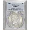 Image 3 : 1883 S$1 Hawaii Dollar MS63 PCGS. This fully lustrous