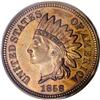 Image 1 : 1858 P1C Indian Cent, Judd-208, Pollock-259, R.1, PR65