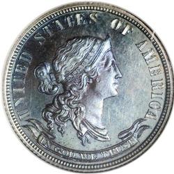 1869 25C Standard Silver Quarter Dollar, Judd-727, Pol
