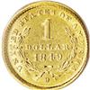 Image 2 : 1849-D G$1 AU55 PCGS. Variety 1-A. The only Open Wreat