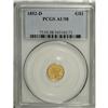 Image 3 : 1852-D G$1 AU58 PCGS. Variety 4-F. Luster glows from t