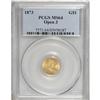 Image 1 : 1873 G$1 Open 3 MS64 PCGS. A Choice representative fro