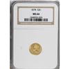 Image 1 : 1878 G$1 MS64 NGC. A lovely Choice survivor from one o