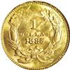 Image 2 : 1885 G$1 MS67 NGC. This remarkable Superb Gem has a pe