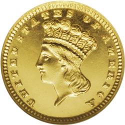 1885 G$1 MS66 Prooflike NGC. A superb and thoroughly d