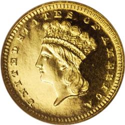 1886 G$1 PR66 Cameo NGC. NGC and PCGS have certified a