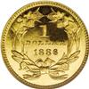 Image 2 : 1886 G$1 PR66 Cameo NGC. NGC and PCGS have certified a