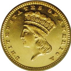 1887 G$1 PR67 Cameo PCGS. The proof mintage exceeded 1