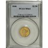 Image 3 : 1846 $2 1/2 MS61 PCGS. This is an extraordinarily rare