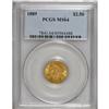 Image 1 : 1889 $2 1/2 MS64 PCGS. This shimmering and suitably pr