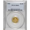 Image 1 : 1904 $2 1/2 MS63 PCGS. A prooflike piece that benefits