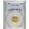 Image 1 : 1904 $2 1/2 MS64 PCGS. A gorgeous gold type coin whose
