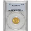 Image 1 : 1905 $2 1/2 MS64 PCGS. An intricately struck and lustr