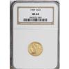 Image 1 : 1909 $2 1/2 MS64 NGC. Bright, brassy-gold surfaces yie
