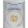 Image 1 : 1925-D $2 1/2 MS64 PCGS. The 578,000 pieces minted for