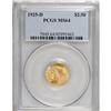 Image 1 : 1925-D $2 1/2 MS64 PCGS. Choice and sharply struck wit