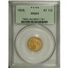 Image 1 : 1926 $2 1/2 MS64 PCGS. Honey-gold and lime shades conf