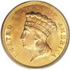 Image 1 : 1854 $3 MS64 PCGS. The first-year-of-issue 1854 three