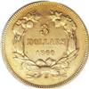 Image 2 : 1860-S $3 AU55 PCGS. Aside from the Bass 1870-S three