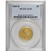 Image 1 : 1845-D $5 XF45 PCGS. Variety 12-I. This issue ranks am