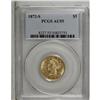 Image 3 : 1872-S $5 AU55 PCGS. The 1872-S half eagle, with a min