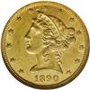 Image 1 : 1890 $5 MS61 NGC. With only 4,240 pieces struck, it is
