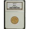 Image 3 : 1890 $5 MS61 NGC. With only 4,240 pieces struck, it is