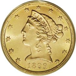 1899-S $5 MS64 PCGS. Garrett and Guth speculate that t