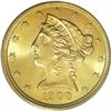 Image 1 : 1900 $5 MS65 PCGS. The 1900 half eagle is among the mo